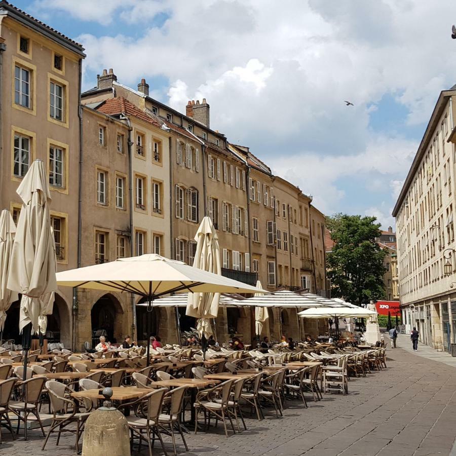 Charmant Appartement 2 Chambres Metz Centre Proche Pompidou ภายนอก รูปภาพ